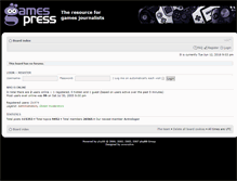 Tablet Screenshot of forum.gamespress.com